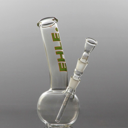 EHLE - Kugelbong gebogen - NS 14.5 mit Diffusor & Kopf